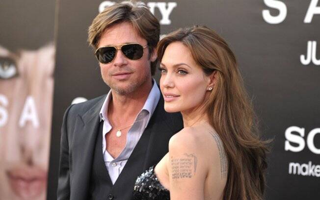 Angelina Jolie – 04.06.1975 – Gêmeos / Brad Pitt – 18.12.1963 – Sagitário