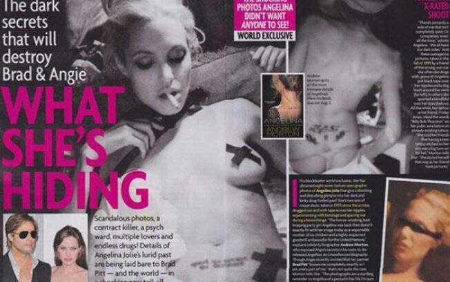 Angelina Jolie: sadomasoquismo e drogas