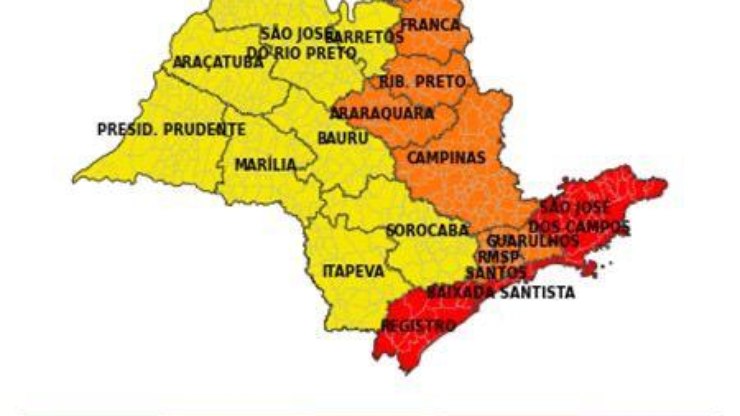 Litoral de SP recebe alerta para alagamentos e deslizamentos