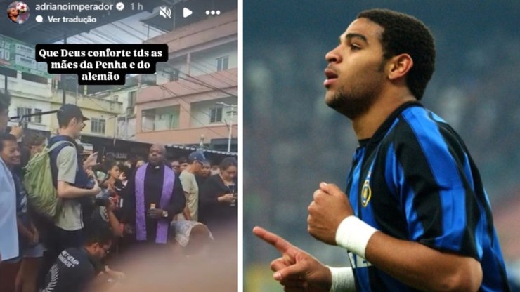 Adriano Imperador se solidariza com famílias após operação no Rio