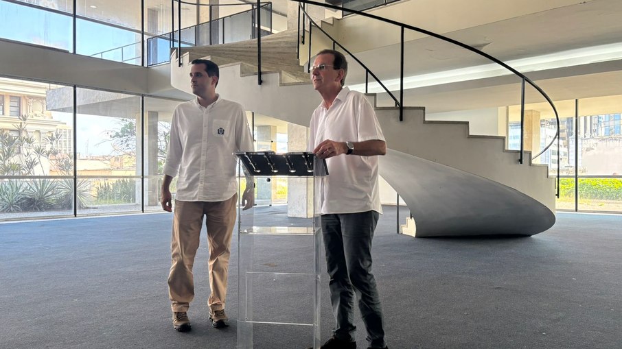 Eduardo Cavaliere (PSD) e Eduardo Paes (PSD)
