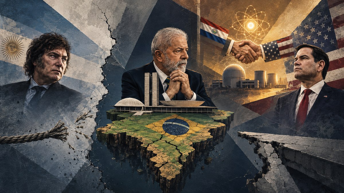 Isolamento diplomático do Brasil em meio às tensões com Argentina e Estados Unidos e à aproximação entre Paraguai e Washington. Isolamento diplomático do Brasil em meio às tensões com Argentina e Estados Unidos e à aproximação entre Paraguai e Washington.