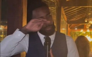 Vídeo: Gerson vai às lágrimas com discurso de Wesley em casamento