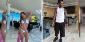 Vini Jr. posta foto em mansão supostamente alugada por Virginia