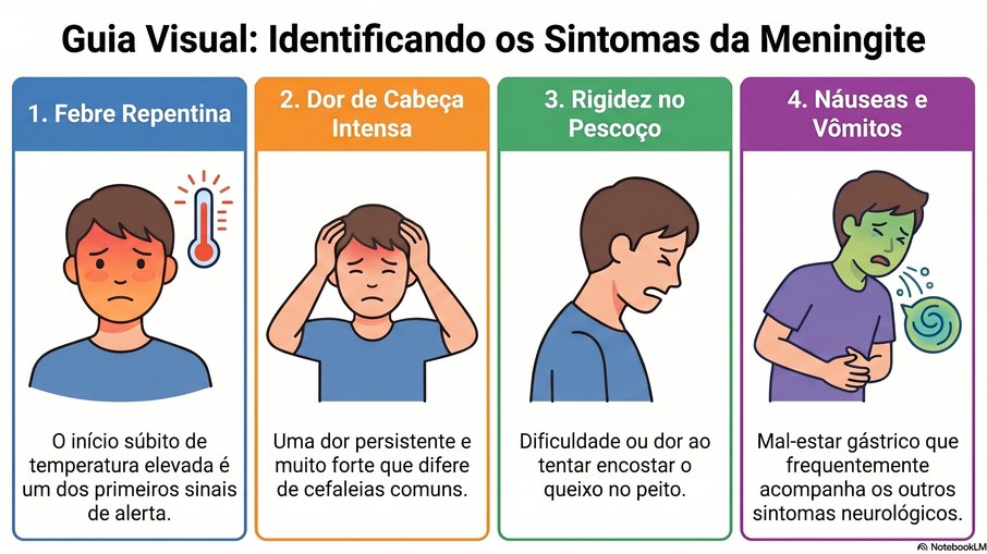Principais sintomas da meningite Principais sintomas da meningite