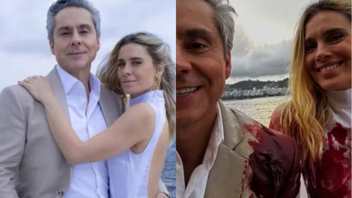 Alexandre Nero e Carolina Dieckmmann como Marco Aurélio e Leila em 'Vale Tudo' Alexandre Nero e Carolina Dieckmmann como Marco Aurélio e Leila em 'Vale Tudo'