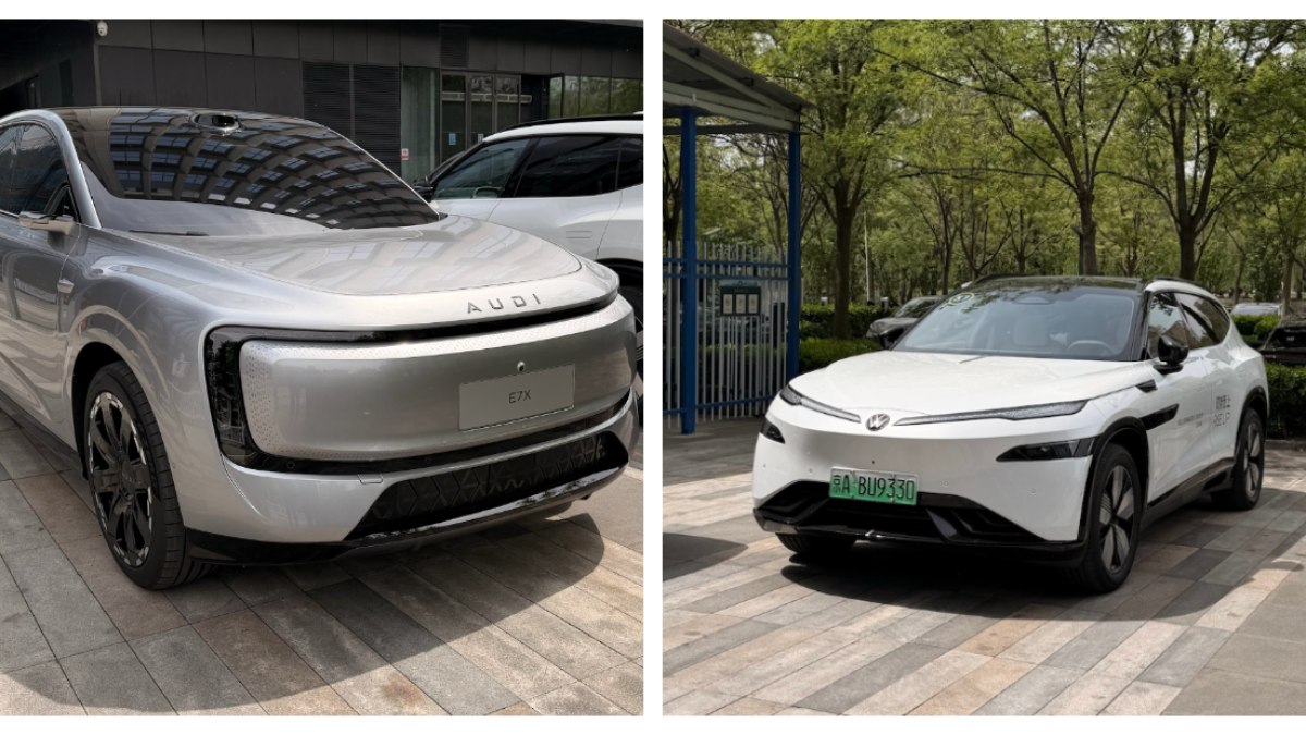 iG flagra na China o AUDI E7X e o VW ID. UNYX