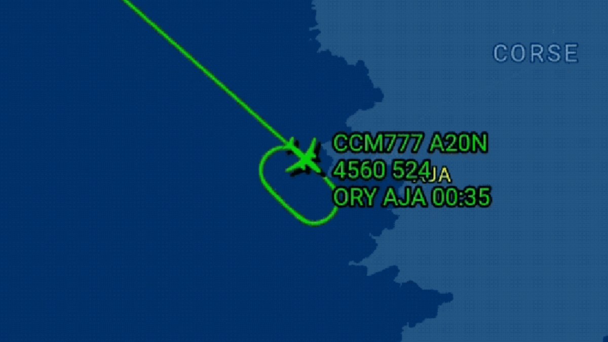 Um site de rastreamento de voos indica que a aeronave deu quatro voltas no ar antes de conseguir pousar Um site de rastreamento de voos indica que a aeronave deu quatro voltas no ar antes de conseguir pousar