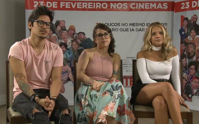 Os youtubers Gusta, Pathy dos Reis e Gabi Lopes estão em 'Internet – O Filme'