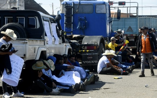 Transportadores bloqueiam estradas na Bolívia, 20 de maio de 2024
