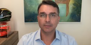 Flávio chama Moraes de ''negacionista'' no caso da tornozeleira