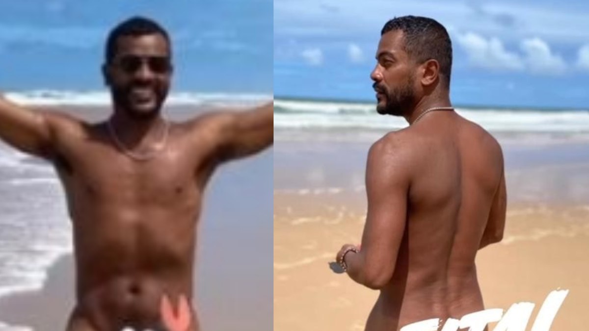 'Não tem nada melhor do que tomar banho pelado na praia', diz Samuel de Assis