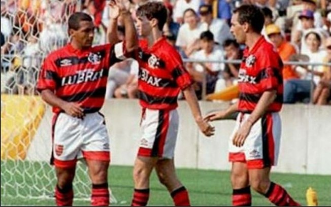 Trio Romário-Sávio-Edmundo no Flamengo na mesma época do Apolinho à frente da equipe 