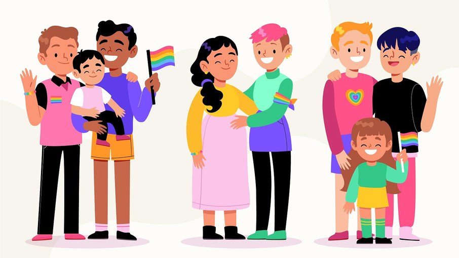 Crianças criadas em famílias LGBTQ+ não sofrem com problemas de desenvolvimento, comparada com crianças com pais heterossexuais - diz pesquisa