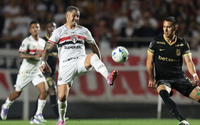 Luciano é a principal esperança de gol do São Paulo na Libertadores 2025