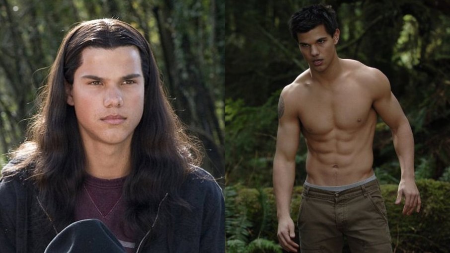 Taylor Lautner como Jacob na saga Taylor Lautner como Jacob na saga