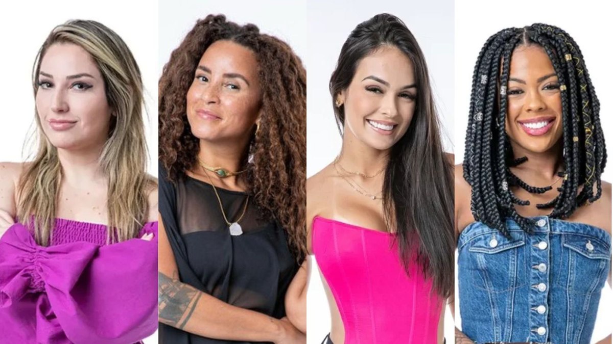 Amanda, Domitila, Larissa e Marvvila estão no paredão do 'BBB 23'