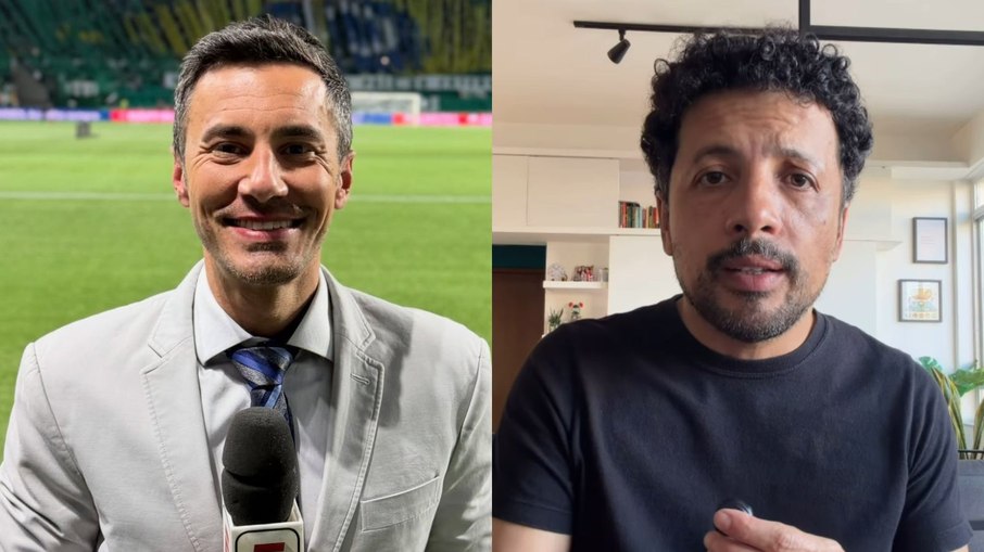 Bruno Vicari e André Hernan jornalistas da ESPN