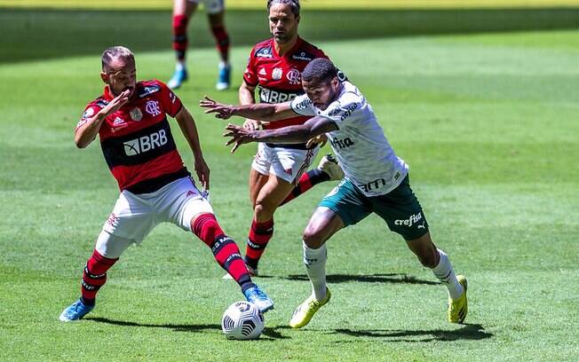 Foto: Reprodução/Flamengo e Palmeiras