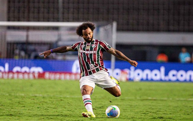 Marcelo em ação pelo Fluminense no empate com o Atlético-MG no último sábado (4) 