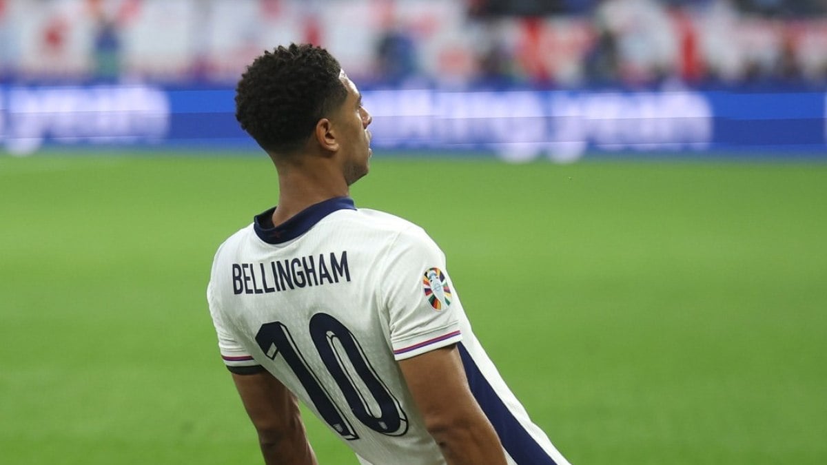 Jude Bellingham fez o gol da vitória da Inglaterra na estreia do país na Eurocopa