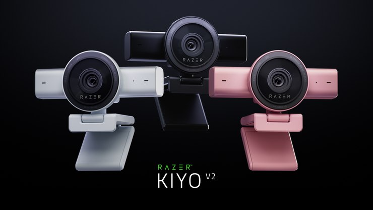 Razer lança webcam Kiyo V2 4K com IA e novas cores