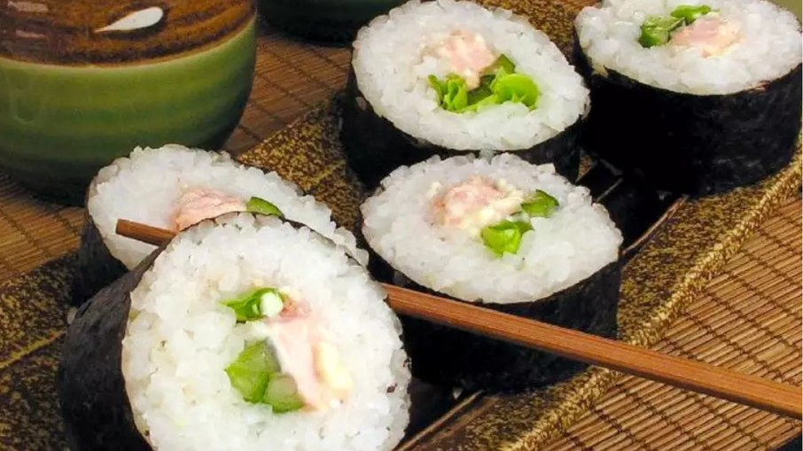 Receita de sushi de salmão