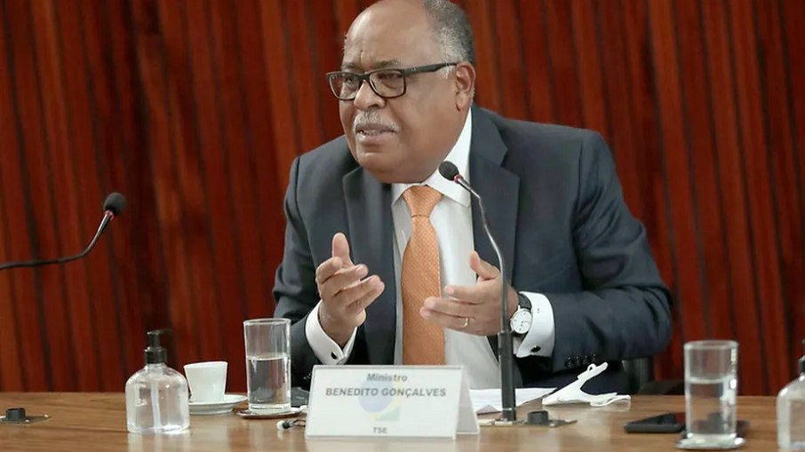 O ministro Benedito Gonçalves, no Tribunal Superior Eleitoral (TSE).