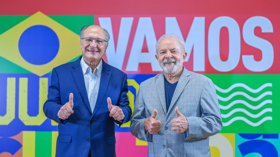 Lula e Geraldo Alckmin durante a campanha eleitoral