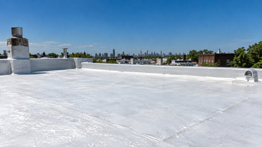Telhados pintados de branco diminuem temperatura das casas Telhados pintados de branco diminuem temperatura das casas