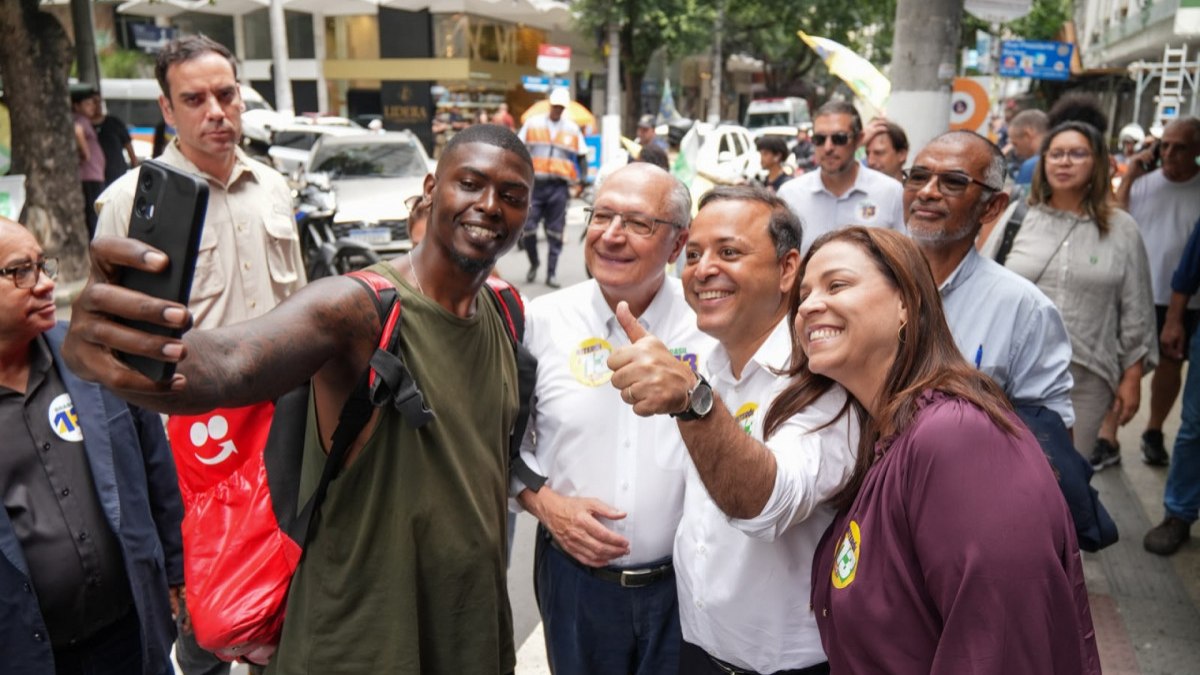 Niterói: Geraldo Alckmin encontra empresários e faz caminhada - Foto