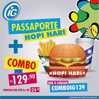 Conheça a promoção Combo iG