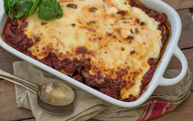 Moussaka é um dos pratos típicos da culinária grega