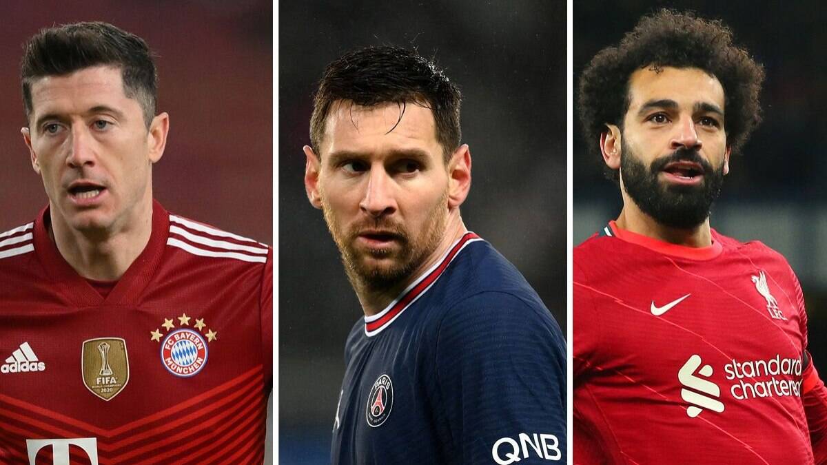 Messi, Lewandowski e Salah são os finalistas ao prêmio de melhor do mundo