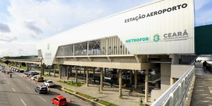 Fortaleza ganha VLT que liga metrô ao aeroporto em 5 minutos