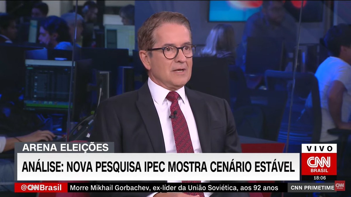 Carlos Tramontina participou do CNN Prime Time como comentarista