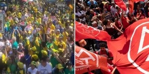 Atos políticos de direita e esquerda marcam domingo em São Paulo