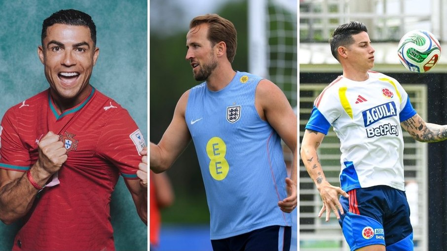 Portugal, Inglaterra e Croácia entram em campo nesta quarta-feira (17)