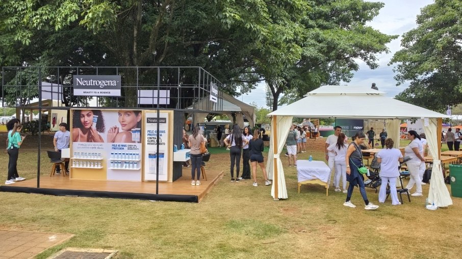 Neutrogena faz ativação no Now Festival