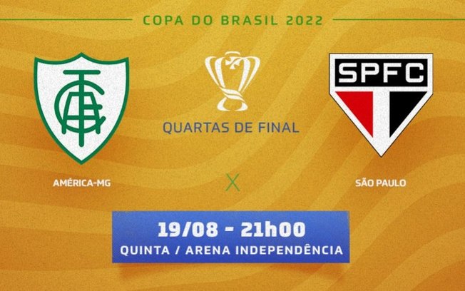 América-MG x São Paulo: prováveis times, desfalques e onde assistir ao duelo pela Copa do Brasil
