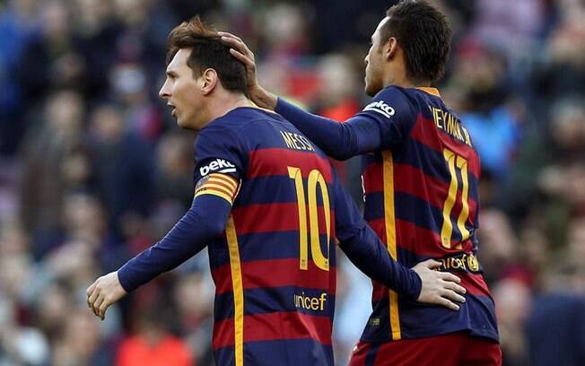 Messi e Neymar 