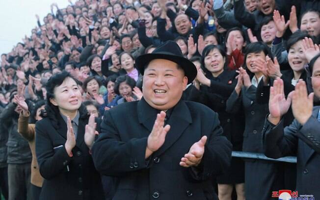 Kim Jong Un na  Coreia do Norte
