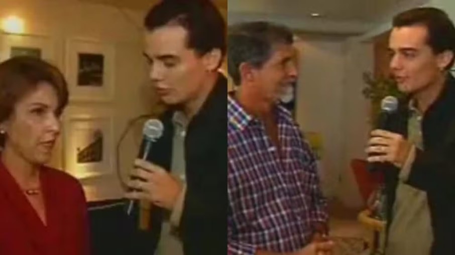 O ator já atuou como repórter na TV local. O ator já atuou como repórter na TV local.
