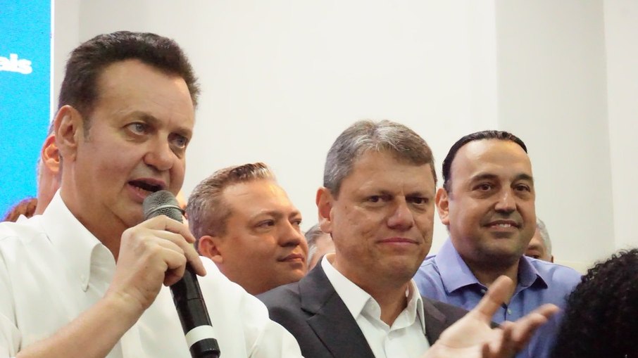 Gilberto Kassab (PSD) e Tarcísio de Freitas (Republicanos)
