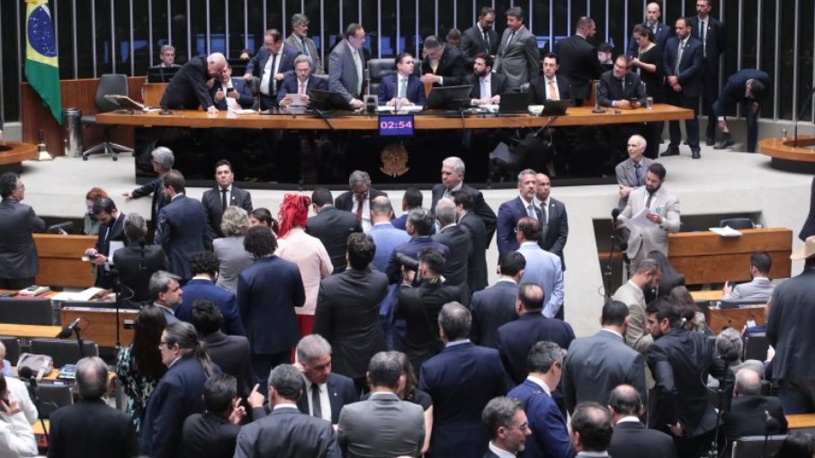 Plenário da Câmara reunido para votação