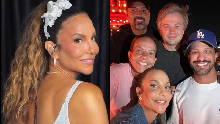 Novo affair de Ivete Sangalo marca presença em show da cantora