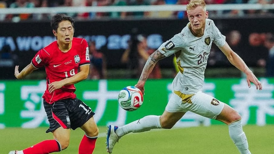 Coreia do Sul venceu por 2 x 1 a República Tcheca
