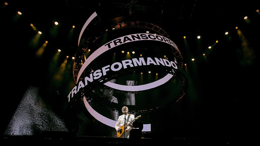 Gilberto Gil em show da turnê