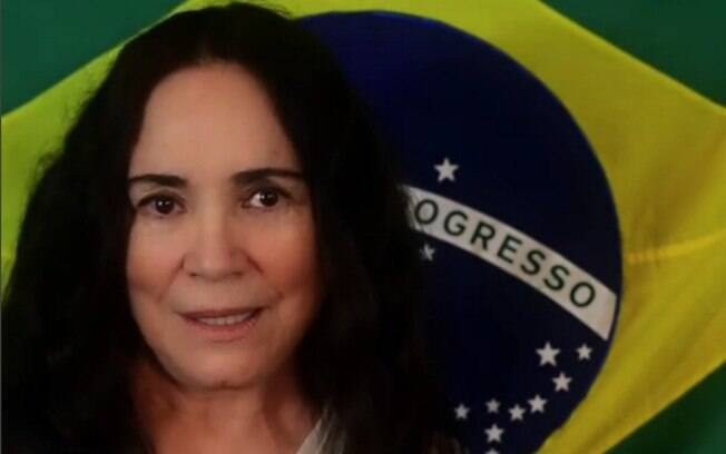 Regina Duarte posta mensagem enigmática sobre os protestos nas eleições 2018