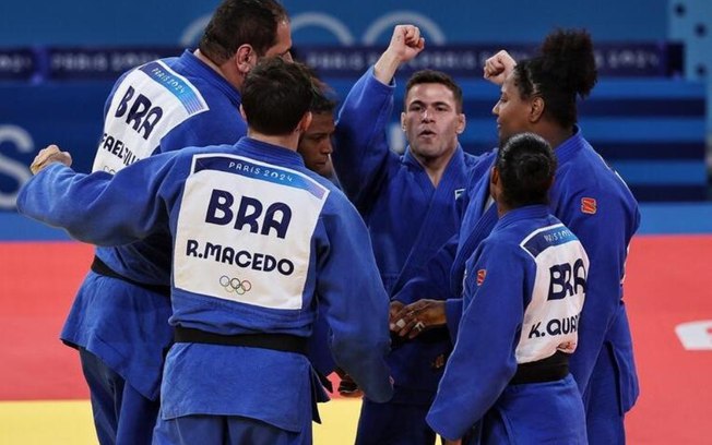 Brasil faz história com medalha de bronze no judô por equipes